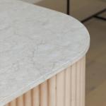 Open-Ended 0 Silica Quartz Stone Surface Kitchen Cabinets Luxury Designs Solid