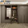 Buy cheap Modern Minimalist Wooden Bedroom Hinge Door Wardrobe High End Nordic Style 2 Door Wardrobe from wholesalers