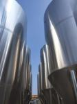 3mm Conical Fermentation Vessel 8000L Conical Jacketed Tank