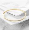 Buy cheap Bling Bling All Rhinestone Snap On Gold Bracelet Charm Bracelets For Women from wholesalers