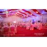 Buy cheap White Aluminum and PVC Luxury Celebrating Tent with Solid Sidewalls for 500 People Capacity Weddings and Parties from wholesalers