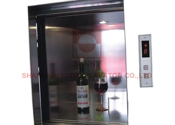 Buy cheap 304 Stainless Steel Dumb Waiter Elevator 0.25m/s Small Home Lift from wholesalers