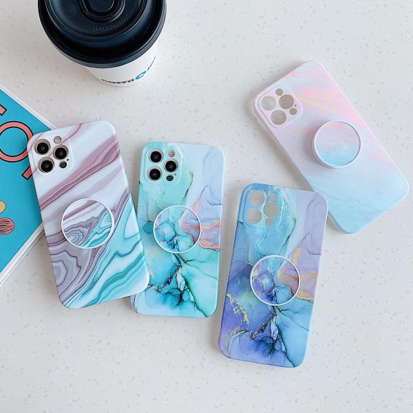 Buy cheap Marble Geography Back Phone Cover , Pop Up Phone Cases With Stand Bracket from wholesalers
