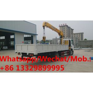 Buy cheap ISUZU 700P 4*2 LHD 4tons telescopic crane boom mounted on truck, high quality ISUZU 4T telescopic cargo truck with crane from wholesalers