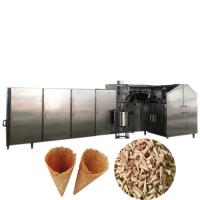 Buy cheap Snack Food Factory Automatic Rolled Sugar Cone Making Machine product