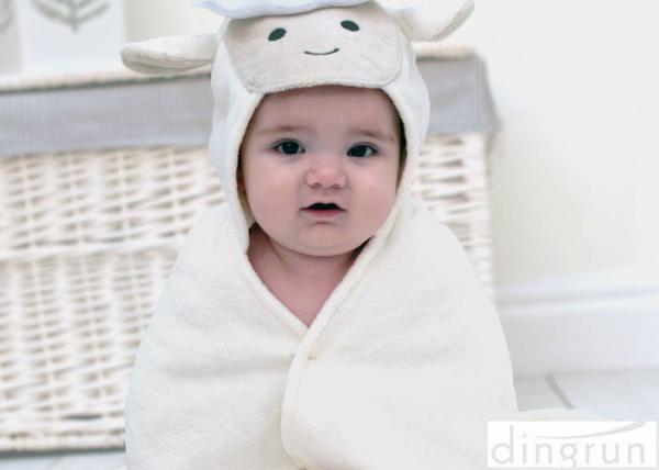 Buy cheap 100% Cotton Hooded Baby Bath Towels ,Toddler Hooded Towels With Embroidery Logo from wholesalers