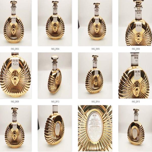 Buy cheap Golden Electroplating Luxury Spirits Bottle from wholesalers