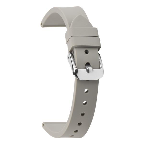 Buy cheap Narrow Silicon Rubber Watch Band 14mm Lightweight Wristband With Good Shape from wholesalers