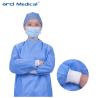 Buy cheap AAMI LEVEL 123 Surgical PPE Isolation Gown , Disposable Non Woven Coverall from wholesalers