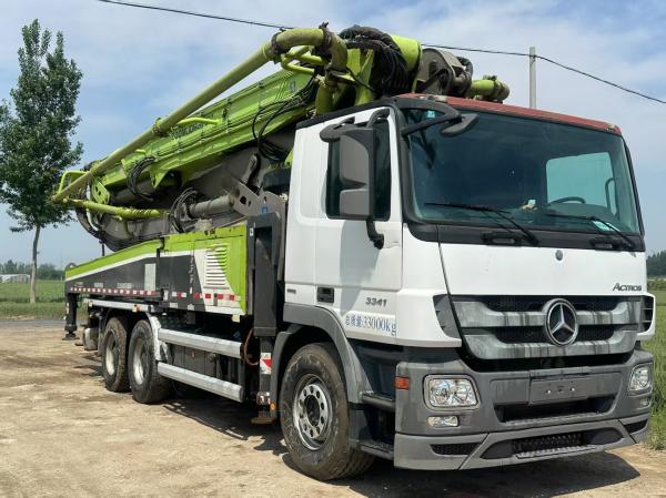 Buy cheap Used Zoomlion Concrete Pump Truck 49m Heavy Machinery for sale from wholesalers