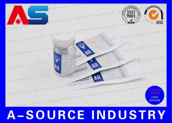 Buy cheap 10mL Vial Labels Hologram Free Design from wholesalers