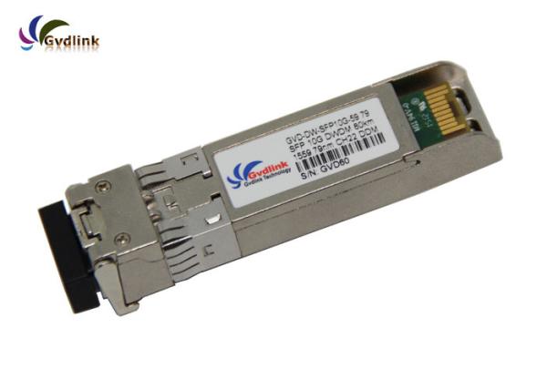 Buy cheap DWDM-SFP10G-52.52 CH31 1552.52nm Fiber Optic Ethernet Transceiver from wholesalers