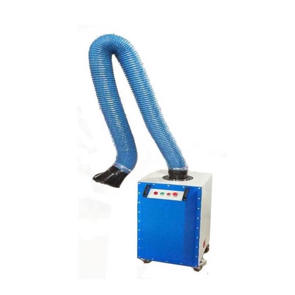 Buy cheap Single Arm Blue Mobile Portable Dust Collector Welding Fume Extractor from wholesalers