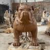 Buy cheap Bronze French Bulldog Statue Life Size Metal Brass Dog Sculptures Large Animal Garden Statue Molds Custom Made from wholesalers
