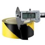 OEM Double Colors PVC Marking Tape Black Yellow Waterproof Friction Resistant
