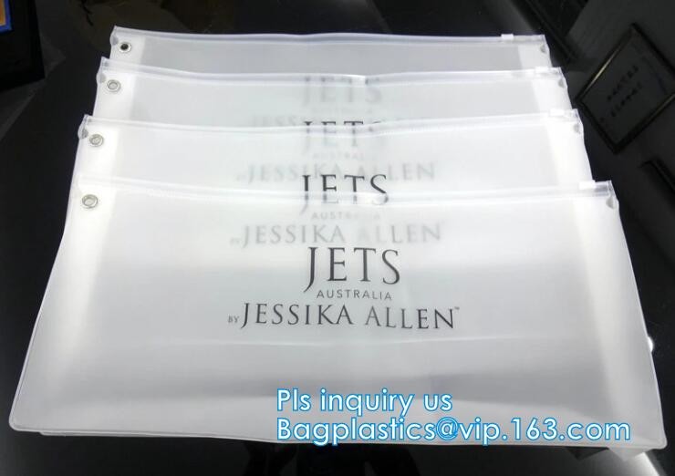 package Vinyl transparent pvc bag cosmetic packing, Zip Lock Vinyl PVC Bags for Cosmetics Medicine Many Uses, pvc vinyl