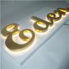 Buy cheap 3MM Illuminated Led Channel Letter Signs 3D Lobby Lighted Letters Outdoor from wholesalers