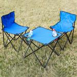 Fishing Camping Beach Fabric Double Portable Outdoor Garden Chair and Table for