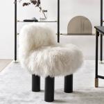 Fabric Leisure Chair Ins Modern Creative Art Alpaca Three Legged Leisure Chair