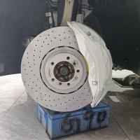 Buy cheap Modified White Porsche Brake Calipers 1 Pot 330mm 345mm 370mm product