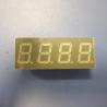Buy cheap 4 Digit 0.4" 20mA 595nm 20mcd 7 Segment Digital Display from wholesalers