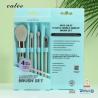 Buy cheap 8pcs Straw Handle Cosmetic Brush, Synthetic Hair Makeup Brush Gift Set from wholesalers