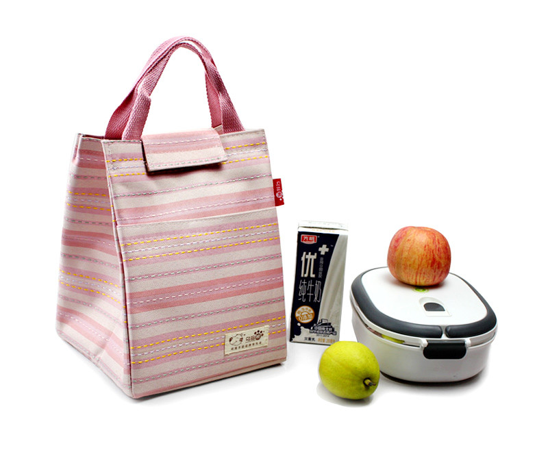 Embroidery Foldable H25Cm Insulated Lunch Cooler Bags