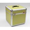 Buy cheap LP 12" Aluminum Carry Case Yellow DVD Storage Box Aluminum ABS Diamond Portable Tool Case from wholesalers