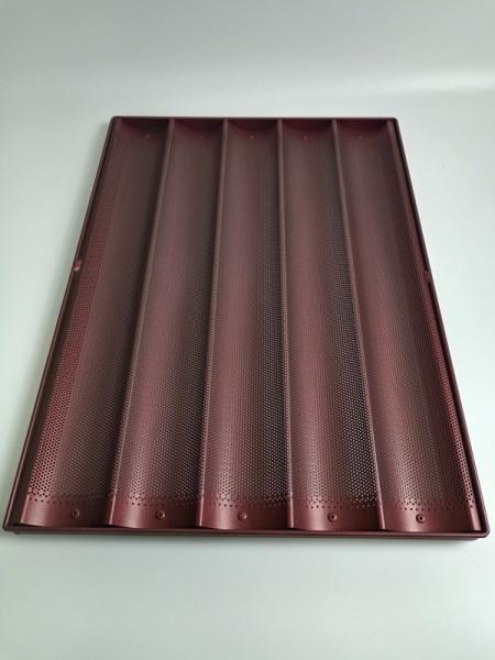 Buy cheap 5 Rows Non Stick Baguette Baker Pan Food Contact Safe heat resisitant from wholesalers