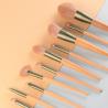 Buy cheap OEM 10 piece makeup brush set With Synthetic Hair And Cosmetic Bag from wholesalers