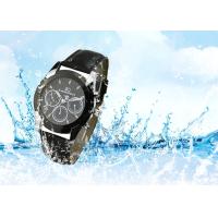Buy cheap Stainless Steel Men'S Quartz Wrist Watch Waterproof With Genuine Leather Strap product