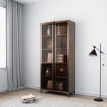 Library Antique Office Bookcase Melamine Wood Furniture Book Shelves With Study