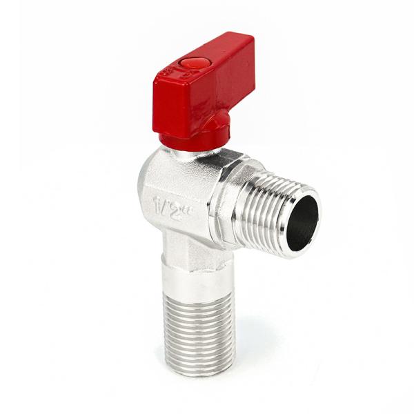 Buy cheap Forged Water Ball Angle Valve Brass 5 years Warranty from wholesalers