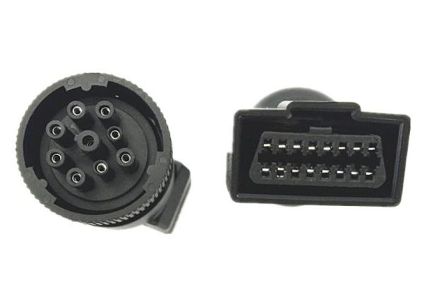Buy cheap J1939 Deutsch 9 Pin Female to J1962 OBD2 OBDII 16 Pin Female Adapter from wholesalers
