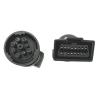 Buy cheap J1939 Deutsch 9 Pin Female to J1962 OBD2 OBDII 16 Pin Female Adapter from wholesalers