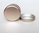 50ml Round Windowed Threaded Alminum Box Jewelry Toy Packaging Box Pearl Powder