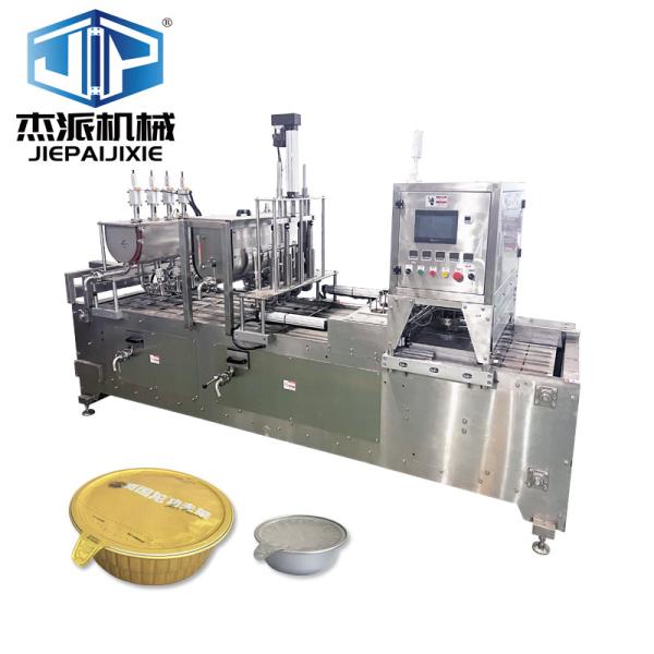 Buy cheap 4 Heads Automatic Tray Filling Machine 304 Stainless Steel from wholesalers