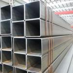 Hot Rolled Square Galvanized Steel Pipe 4m - 10m Straight Seam Welded Pipe