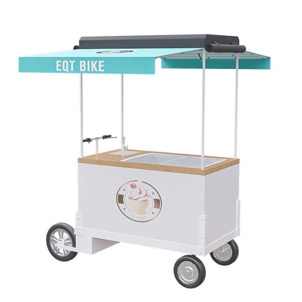 Buy cheap Large Storage Ice Cream Trike , Ice Cream Push Cart With Long Service Life from wholesalers