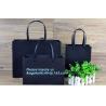 Buy cheap Matt Laminated Customized Luxury Retail Shopping Packaging hotstamping Logo Gold foil Paper Bags with Ribbon Bow bagease from wholesalers