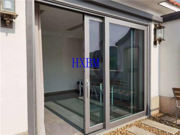 Buy cheap 2.0mm Profile 6063 -T5 Double Glazed Aluminium Doors 9A from wholesalers