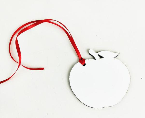 Buy cheap Apple Shape DIY Sublimation MDF Blanks Thermal Transfer Printing from wholesalers