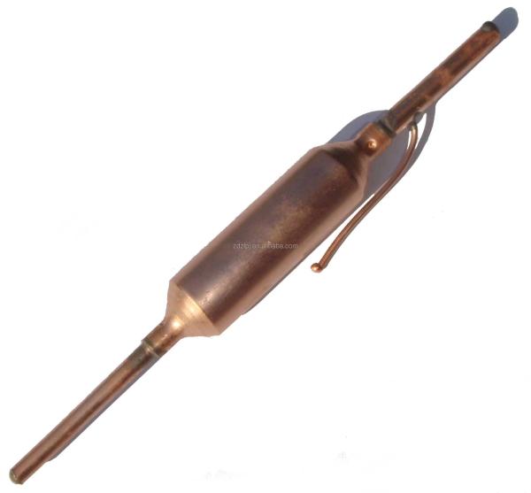 Buy cheap Copper Filter Drier 10g 15g 20g 25g 30g 40g Welded Refrigeration With Caplillary Tube from wholesalers