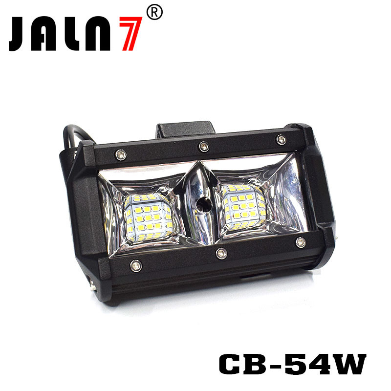 LED Light Bar JALN7 54W Spot Flood Combo LED Driving Lamp Super Bright Off Road Lights LED Work Light Boat Jeep
