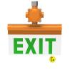 Buy cheap Tempered Glass 6W 0.5W Explosion Proof LED Exit Sign Hazardous Area lighting from wholesalers