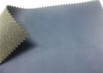 Dark Blue Shoes Synthetic Leather 1.4 Mm Nonwoven Backing For Sports Shoes
