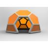 Buy cheap Outdoor Orange Inflatable Party Tent , Blow Up Event Tent Digital Printing from wholesalers
