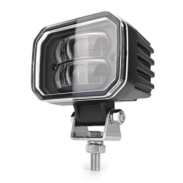 Buy cheap 10V - 80V Forklift Red Zone Light 30W LED Forklift Safety Lights With Bracket Stainless Steel from wholesalers