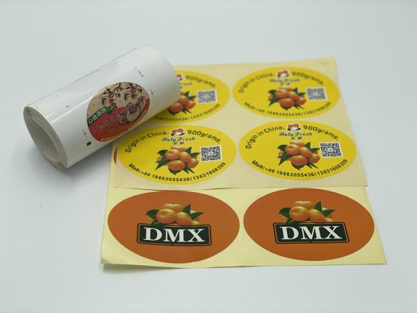 Buy cheap Flexographic Packaging Label Printing CMYK Logo Sticker Printing from wholesalers