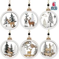 Buy cheap Christmas Hollow Woodland Christmas Hanging Tree Ornaments for Indoor Outdoor product